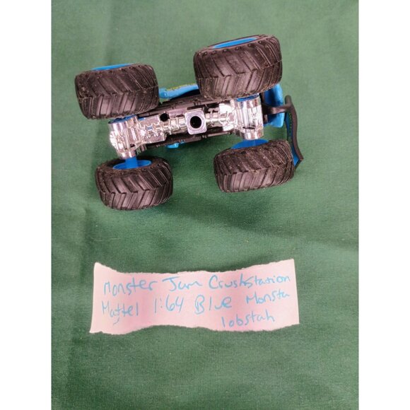 Monster Jam Crushstation Mattel 1:64 Scale Blue Monsta Lobstah - Picture 6 of 7